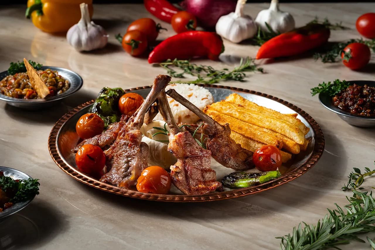 Dishes and atmosphere at Pera