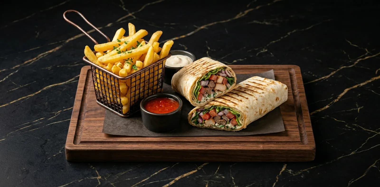 Pera doner shawarma platter